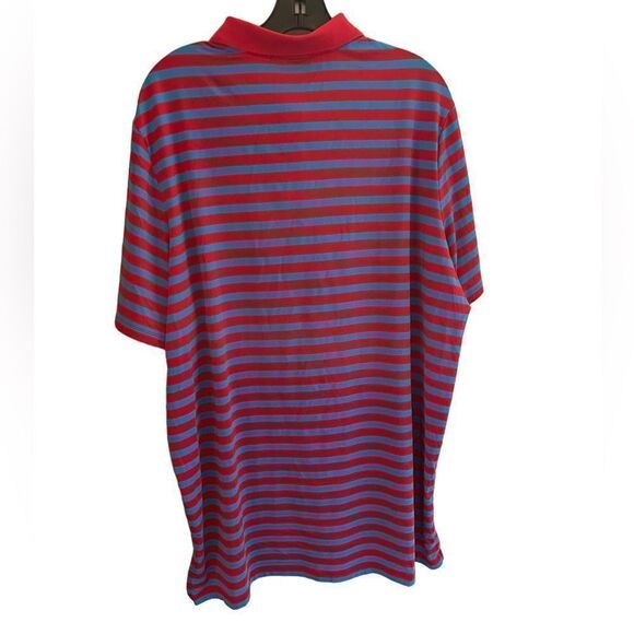 RLX Ralph Lauren Men’s Stripped Polo Size XL - Picture 2 of 3